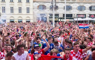 Na Hrvaškem prava eksplozija navijaškega navdušenja!