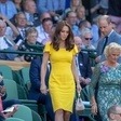Kate Middleton z rumeno obleko izzivala Meghan Markle