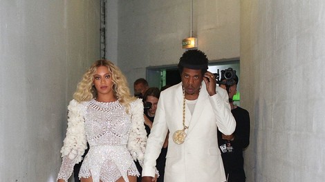 Jay-Z in Beyonce sta na nedeljskem koncertu nastopala v dresih francoske reprezentance