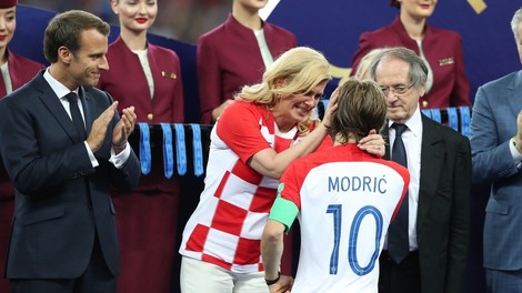 Luka Modrič in Sandra Perkovič najboljša športnika Hrvaške
