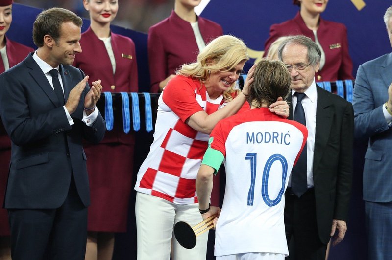 Luka Modrič in Sandra Perkovič najboljša športnika Hrvaške (foto: Profimedia)