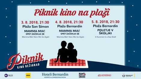 Avgust na slovenski obali bo zaživel Piknik kino!