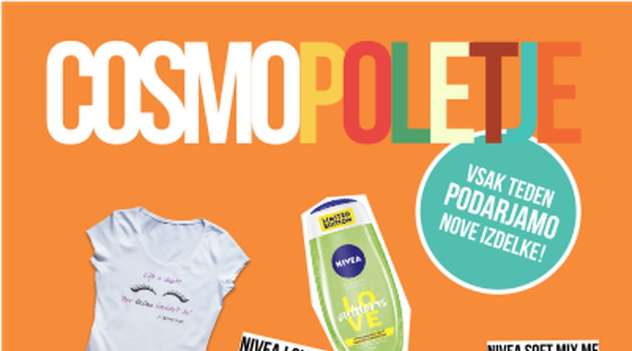 Cosmopolitan že v drugo s prekrasnimi cosmo poletnimi darilci! (foto: promo)