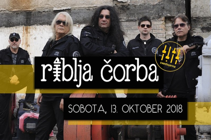 Najbolj kultna rock skupina nekdanje Jugoslavije Riblja Čorba prihaja v Cvetličarno (foto: Riblja čorba Press)