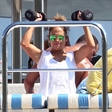 Jennifer Lopez tudi na počitnicah ne preskoči treninga