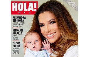 Eva Longoria z dojenčkom že na naslovnici