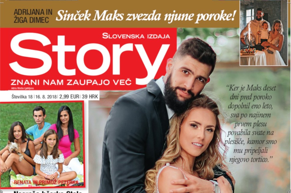 Adrijana in Žiga Dimec: Solze so lile v potokih (foto: story)
