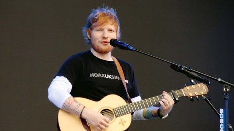 Ed Sheeran na prvem mestu po zaslužku s turnejo v letu 2018
