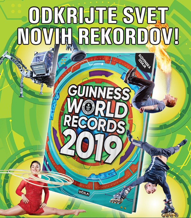 23 slovenskih rekorderjev v Guinnessovi knjigi rekordov za leto 2019! (foto: Učila, felix)