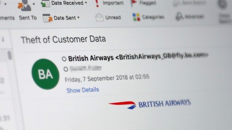 Hekerji British Airways ukradli podatke 380.000 plačilnih kartic