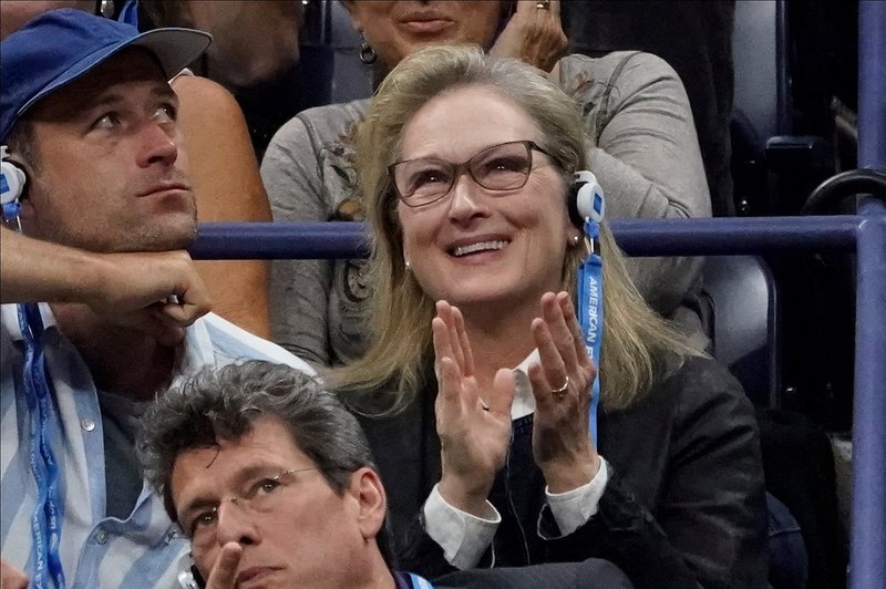 Poglejte si, kako čustveno je Meryl Streep navijala na teniškem turnirju in nasmejala vse okoli sebe (foto: Profimedia)