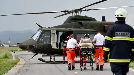 Helikopter Slovenske vojske minuli konec tedna 11-krat poletel na pomoč, letos skupno že 467-krat