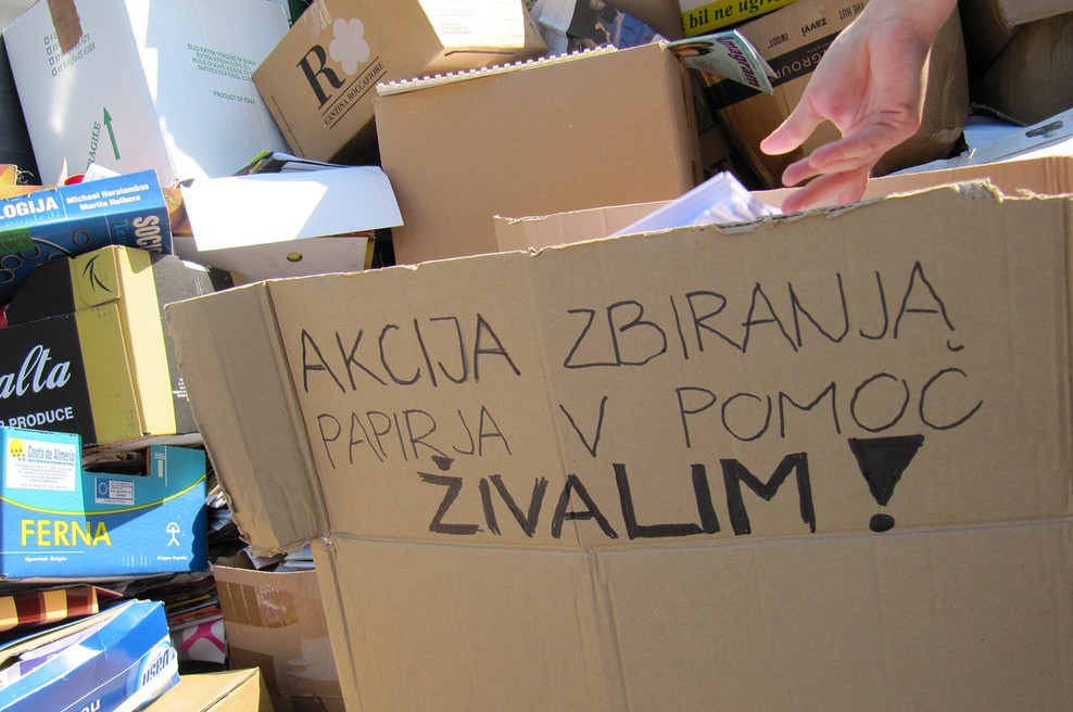 Svetovni dan živali bodo obeležili z zbiranjem papirja (foto: DZZS Lj)