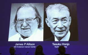 Nobelovca James P. Allison in Tasuku Honjo nad raka z imunoterapijo!