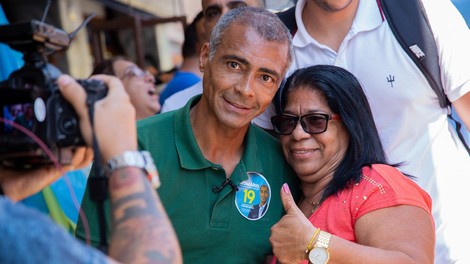Slavni nogometni zvezdnik Romario v boj za guvernerja Ria de Janeira