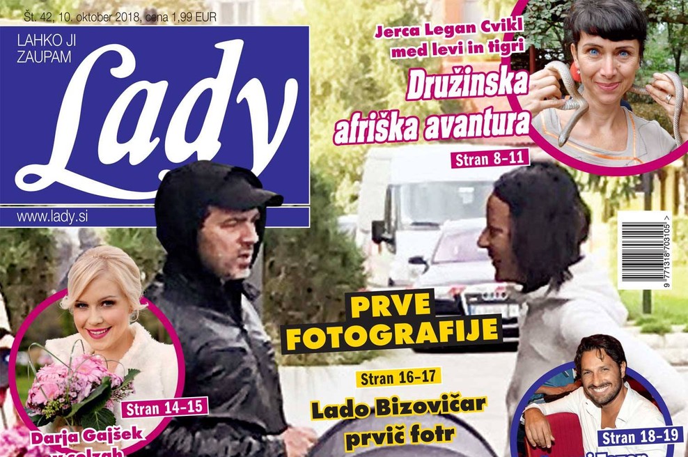 Lado Bizovičar prvič očka in že ujet z vozičkom! (foto: Lady)