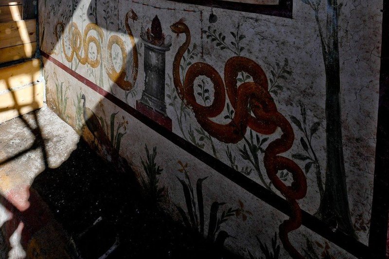 V Pompejih še veliko skrivnosti: zadnja najdba je svetišče s čudovito poslikavo (foto: profimedia)