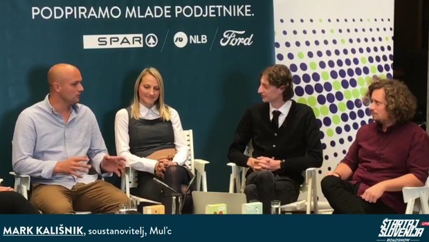 Mark Kališnik in Tina Berlec o Mul'cu z Matijo Goljarjem in gosti na Roadshow Live (foto: Facebook Štartaj Slovenija)