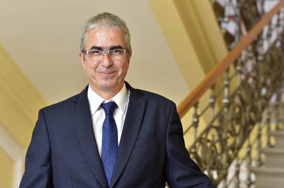 Uroš Prikl (kandidat za župana mesta Maribor): "Volitve niso nogomet" (foto: IGOR ZAPLATIL)