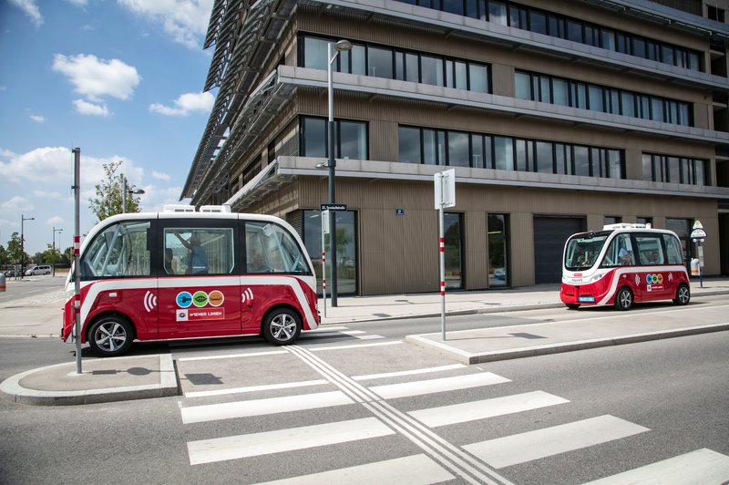 Dunajski samovozeči avtobusi uspešno prestali testiranje (foto: Seestadt Press)