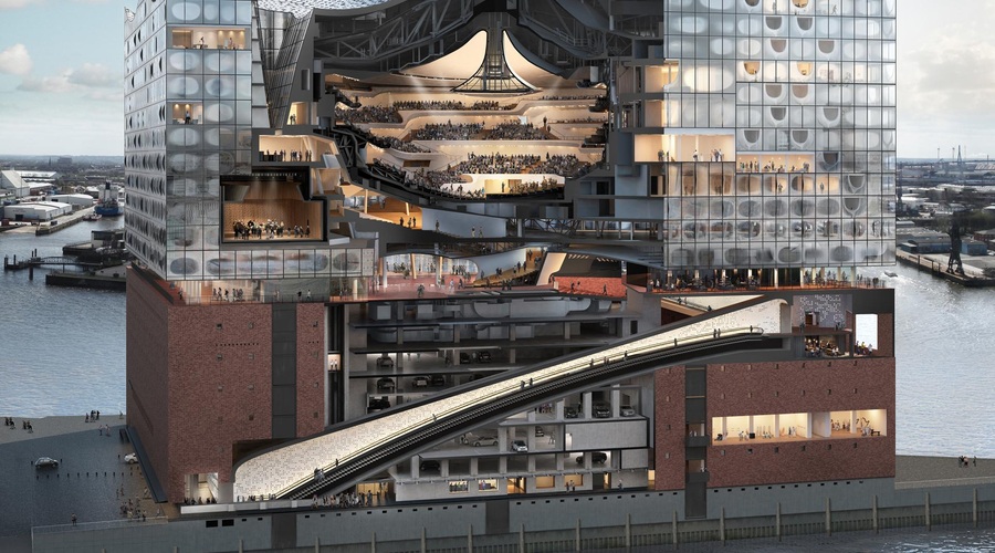 Mestni biseri: Filharmonija na Labi (foto: HERZOG DE MEURON - BLOOMIMAGES)