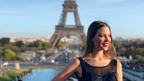 Lara Kalanj spoznavala romantični Pariz