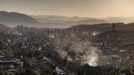Sarajevo te dni postalo mesto z najbolj onesnaženim zrakom na svetu