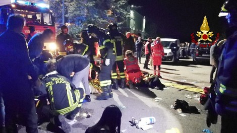 V Italiji so s pomočjo očividcev identificirali mladoletnika, odgovornega za paniko in 6 mrtvih v diskoteki