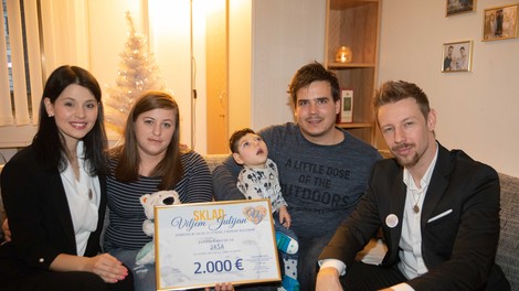 Sklad Viljem Julijan je otrokom z redkimi boleznimi podaril že 15.000€