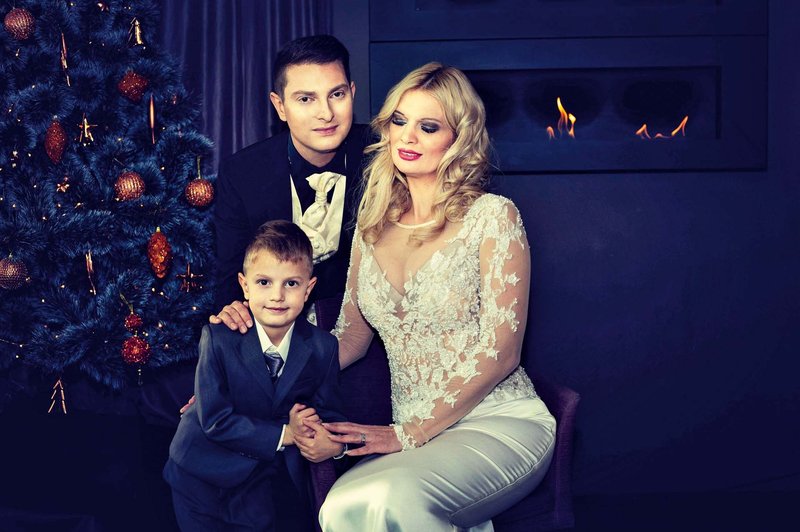 Družina Damjana Murka se je slikala v stilu velikih hollywoodskih zvezd! (foto: Klavdija Vnuk)