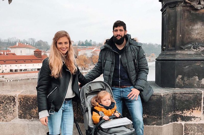 Slovenski košarkarski reprezentant Žiga Dimec bo spomladi vnovič postal očka (foto: osebni arhiv)