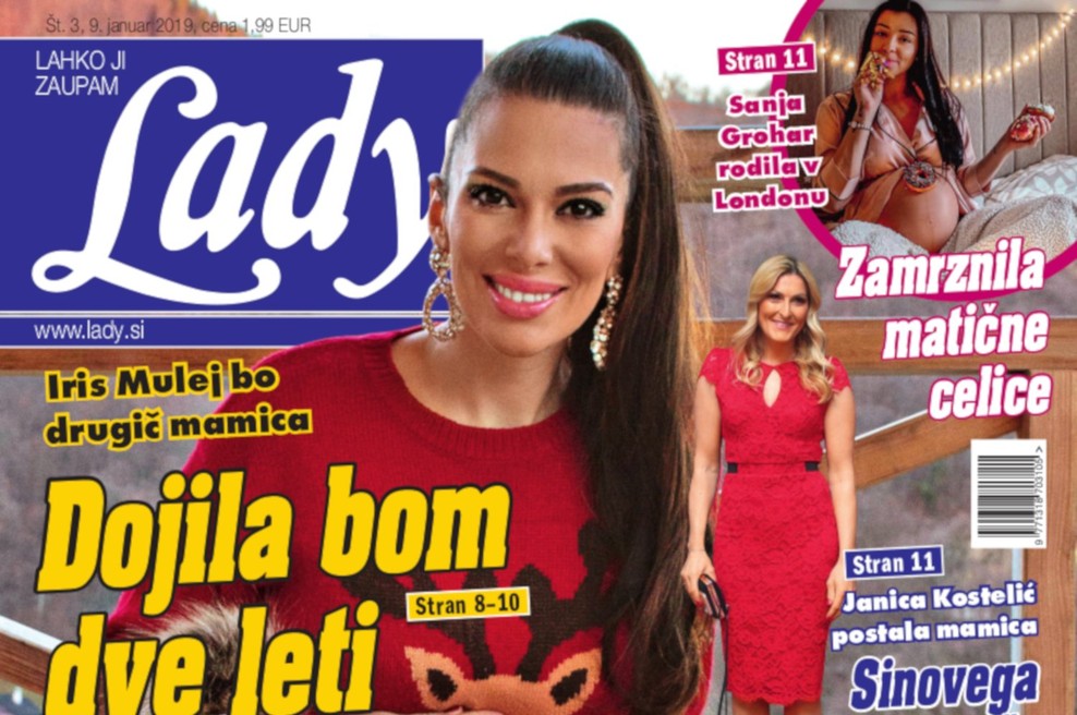 Iris Mulej bo drugič mamica: "Dojila bom dve leti." (foto: Lady)