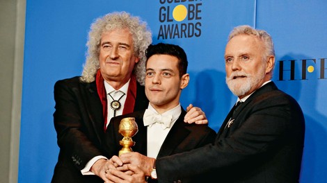 Zlati globusi: Slavje za dramo Bohemian Rhapsody