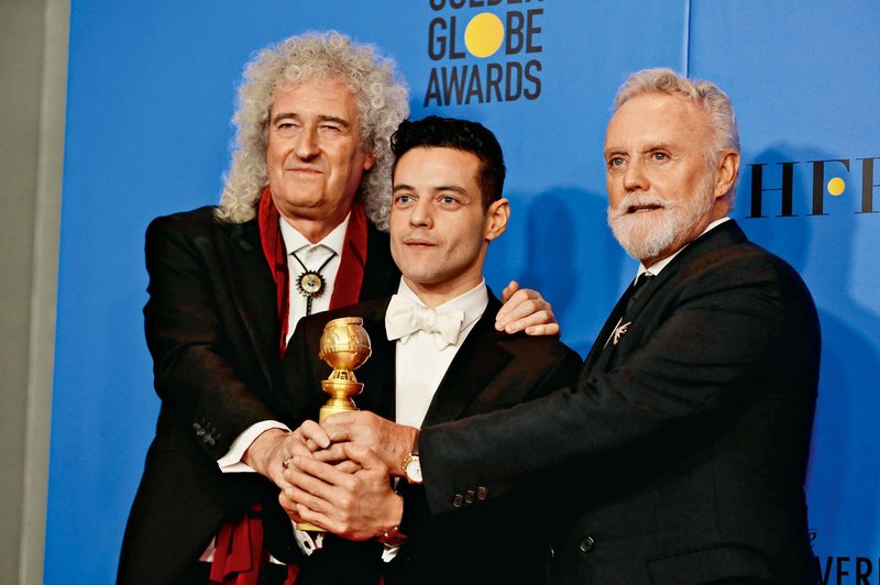 Zlati globusi: Slavje za dramo Bohemian Rhapsody (foto: Profimedia)