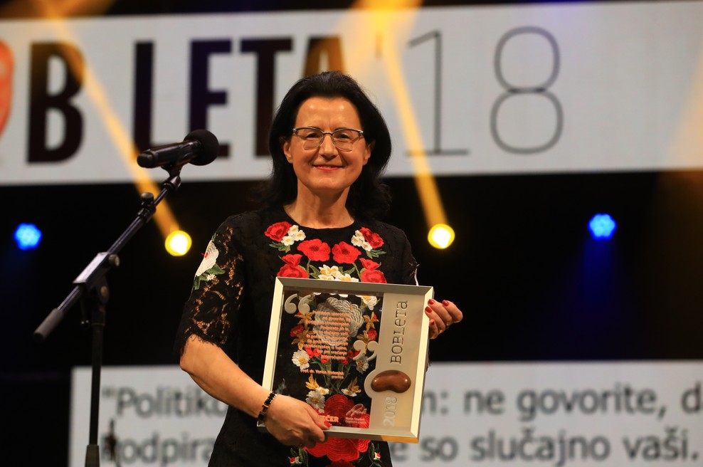 Bob leta 2018 prejela dr. Verica Trstenjak (foto: Večer Press)