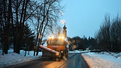 Slovenijo čaka zasnežena noč, sneg pa se lahko pojavi tudi na Obali!