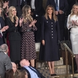 Melania Trump blestela v temni obleki, Tiffany Trump pa v  beli