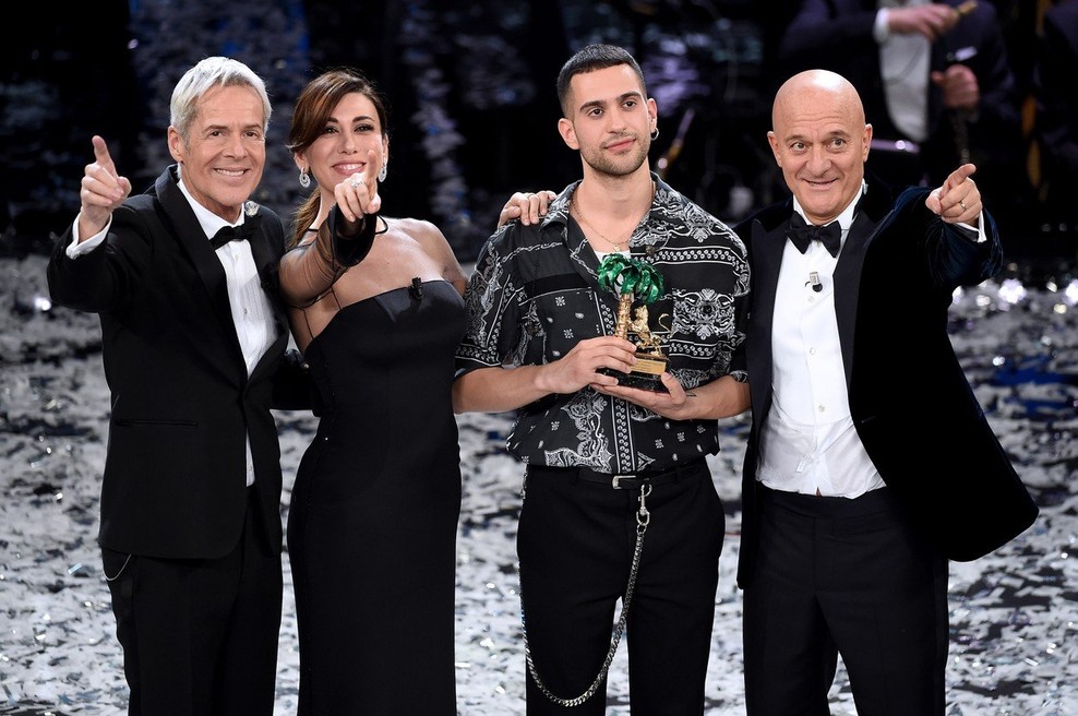 Na glasbenem festivalu v Sanremu zmagal raper Mahmood s pesmijo Soldi (foto: profimedia)