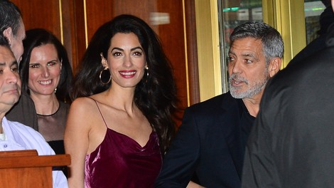 Amal in George Clooney prvič po govoricah o ločitvi skupaj v javnosti
