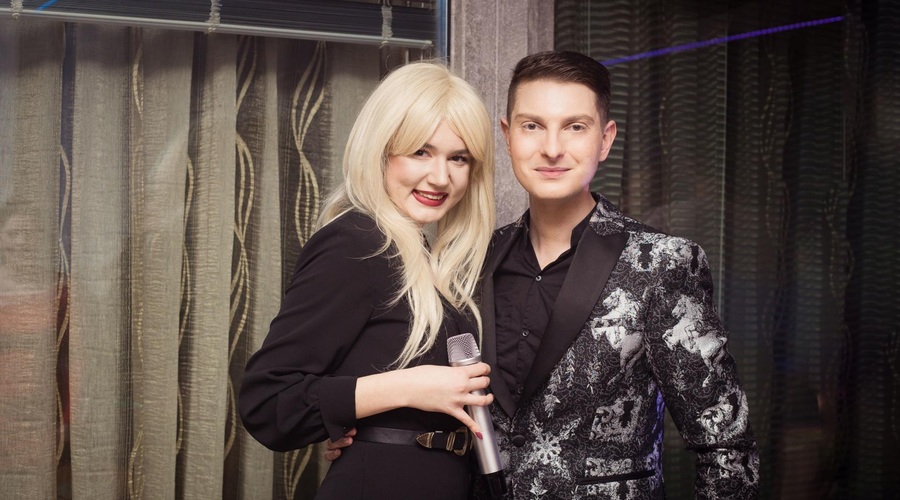 Imitatorka Helene Blagne 
(Jana Neuvirt) je naredila 
pravi žur in vse skupaj 
spravila na plesišče. (foto: KLAVDIJA VNUK)