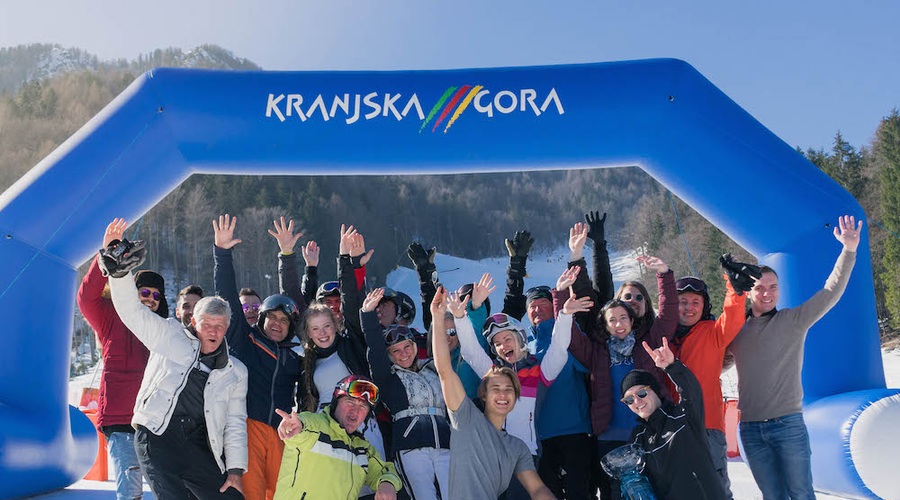 Druženje glasbenikov v podporo največjemu športnemu spektaklu v Kranjski Gori (foto: Žiga Maček)