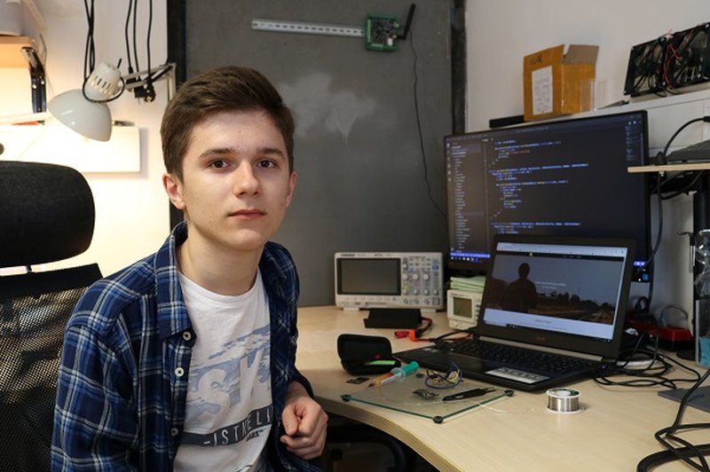 Andrei Morozov - 17-letni ruski čudežni deček iz sveta elektronike (foto: osebni arhiv Andrei Morozov)