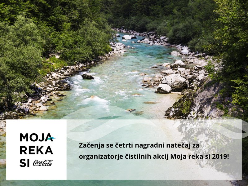 Natečaj Moja reka si 2019 že četrtič nagrajuje organizatorje čistilnih akcij (foto: Moja reka Press)
