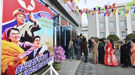 Na volitvah v Severni Koreji 99,99-odstotna udeležba