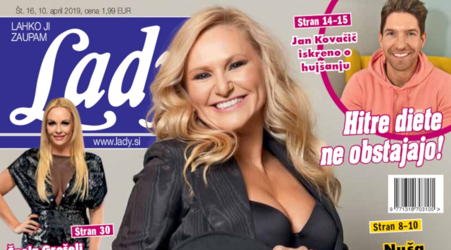 Nuša Derenda mladostna pri petdesetih (foto: Lady)