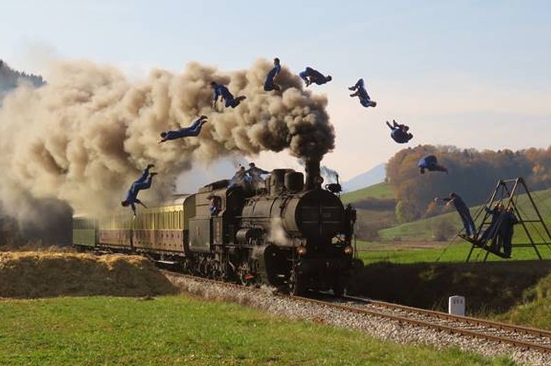 Peklenski parni Dunking Devils vlak bo senzacija brez primere! (foto: Dunking Devils Press)