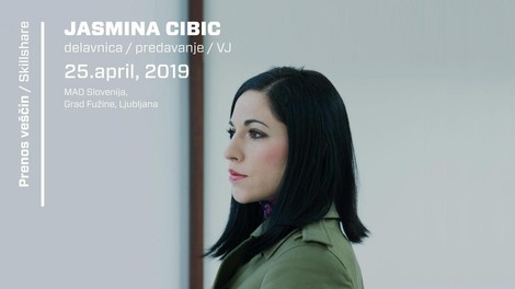 Center za kreativnost (MAO) bo 25. aprila 2019 gostil vizualno umetnico Jasmino Cibic