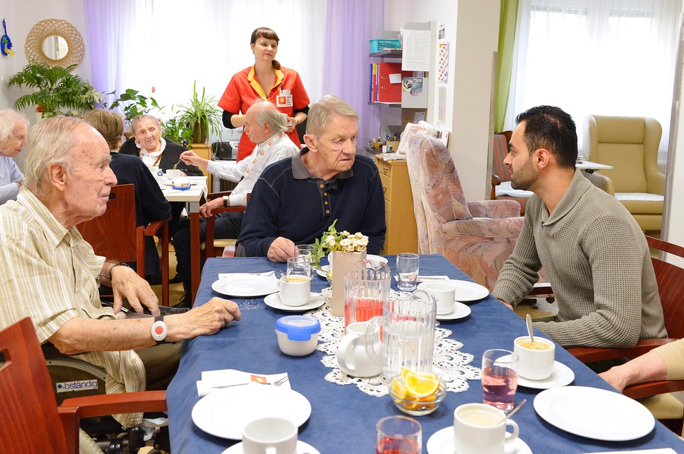 Dunajski študenti in starostniki pod isto streho (foto: © Alexandra Kromus / PID)
