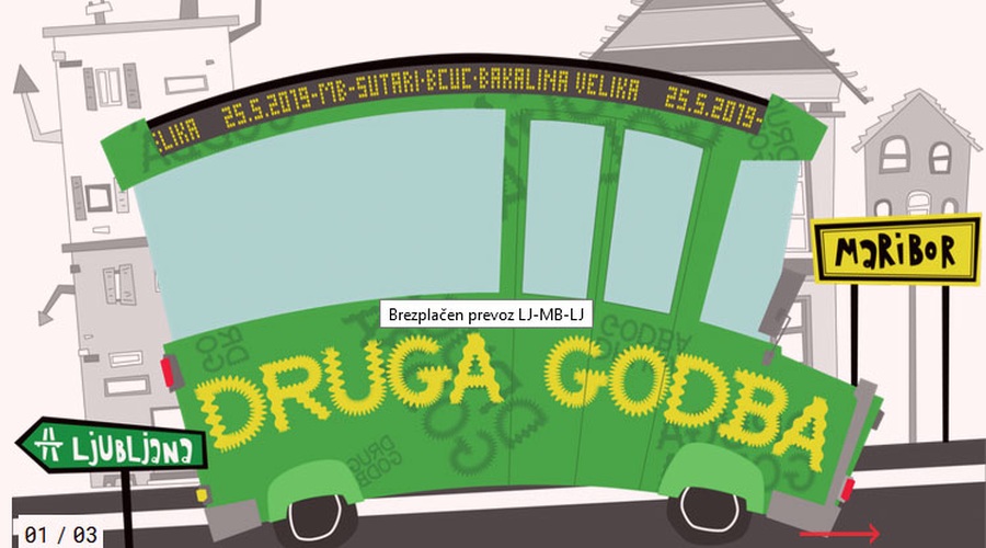 35. Druga godba - znan je program tako v Ljubljani kot v Mariboru (foto: Druga godba Press)