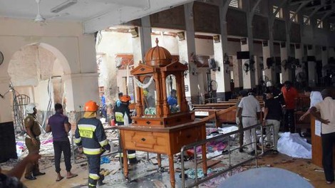 Po terorističnih napadih so v Šrilanki zaprli vse katoliške cerkve